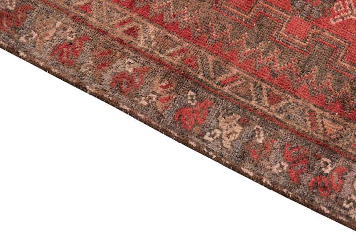 100cm x 195cm Hand Knotted Ultra Vintage Persian Wool Runner Rug