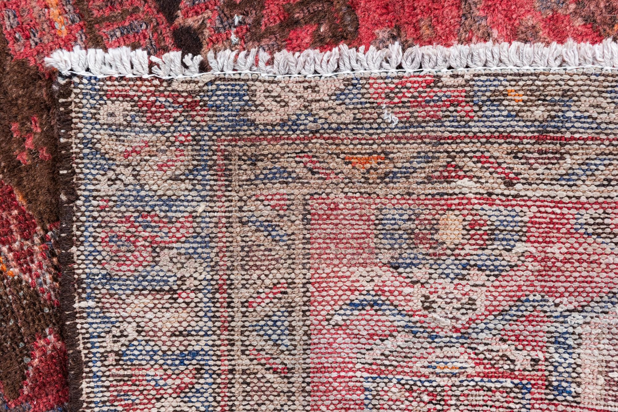 100cm x 195cm Hand Knotted Ultra Vintage Persian Wool Runner Rug