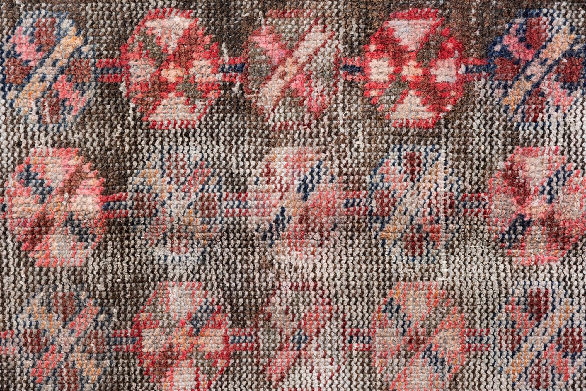 4' 3 x 7' 7 Hand Knotted Ultra Vintage Persian Wool Runner Rug