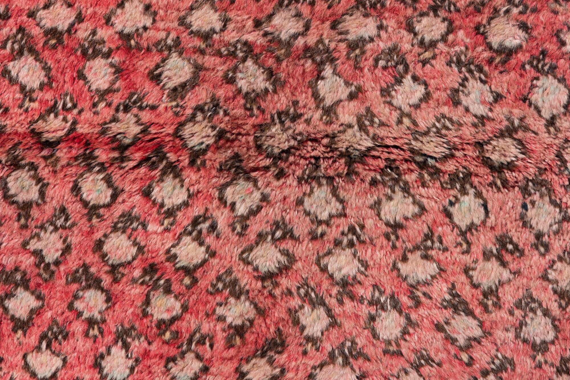 3' 10 x 9' 9 Hand Knotted Ultra Vintage Persian Wool Runner Rug