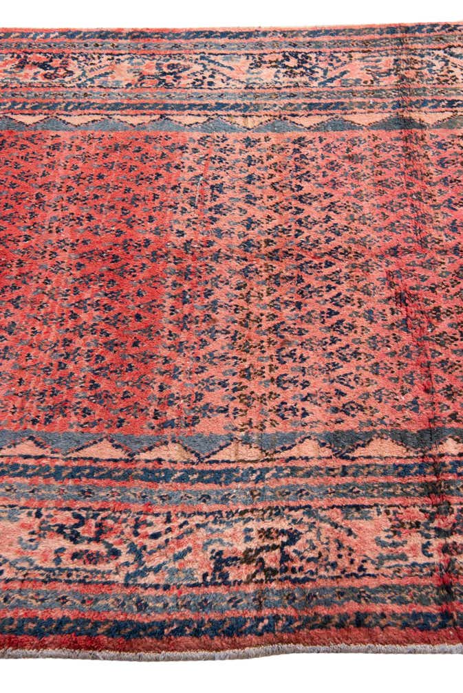 4' x 9' Hand Knotted Ultra Vintage Persian Wool Runner Rug