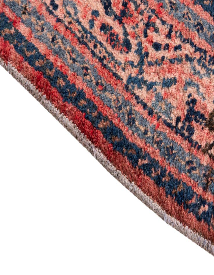 Detail image of 4' x 9'  Hand Knotted Ultra Vintage Persian Wool Runner Rug
