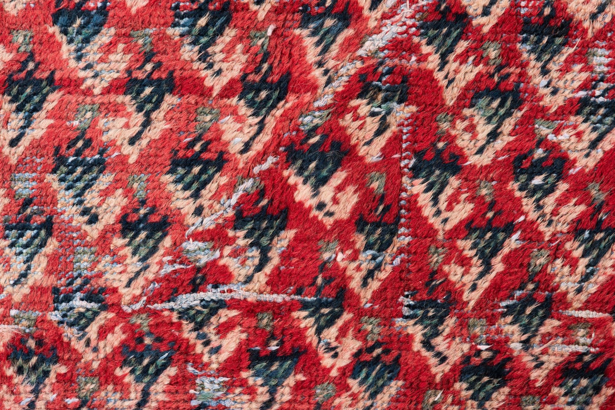 3' 3 x 9' 7 Hand Knotted Ultra Vintage Persian Wool Runner Rug