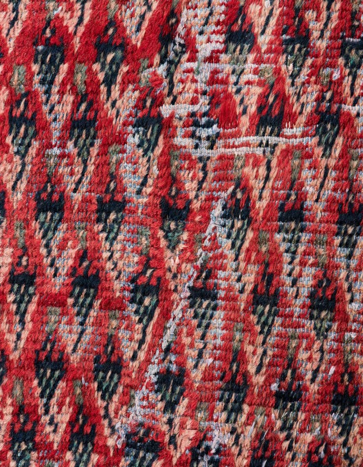 Detail image of 3' 3 x 9' 7  Hand Knotted Ultra Vintage Persian Wool Runner Rug