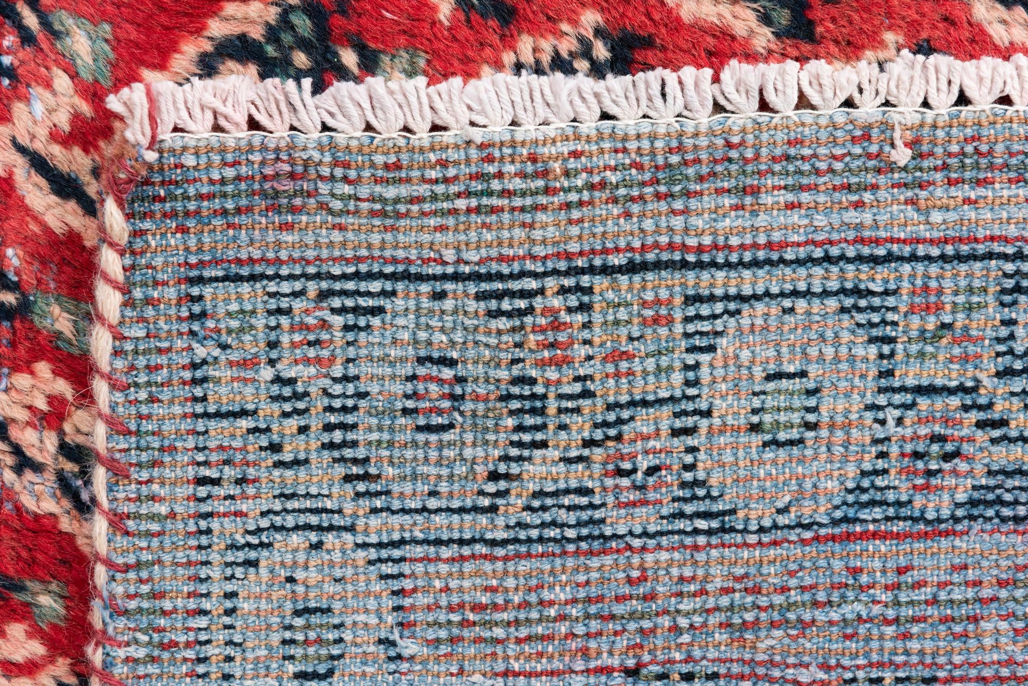 3' 3 x 9' 7 Hand Knotted Ultra Vintage Persian Wool Runner Rug