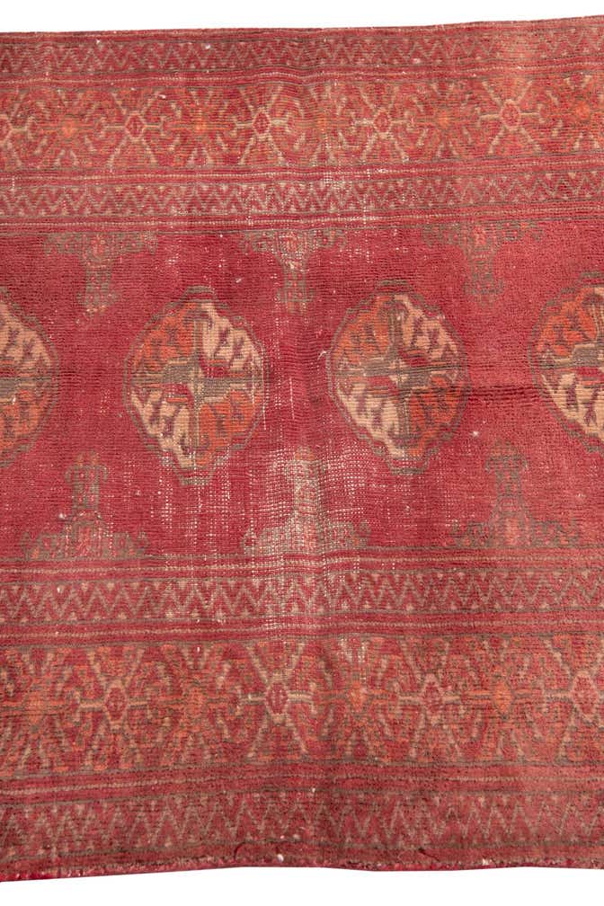 2' 10 x 7' 3 Hand Knotted Ultra Vintage Persian Wool Runner Rug