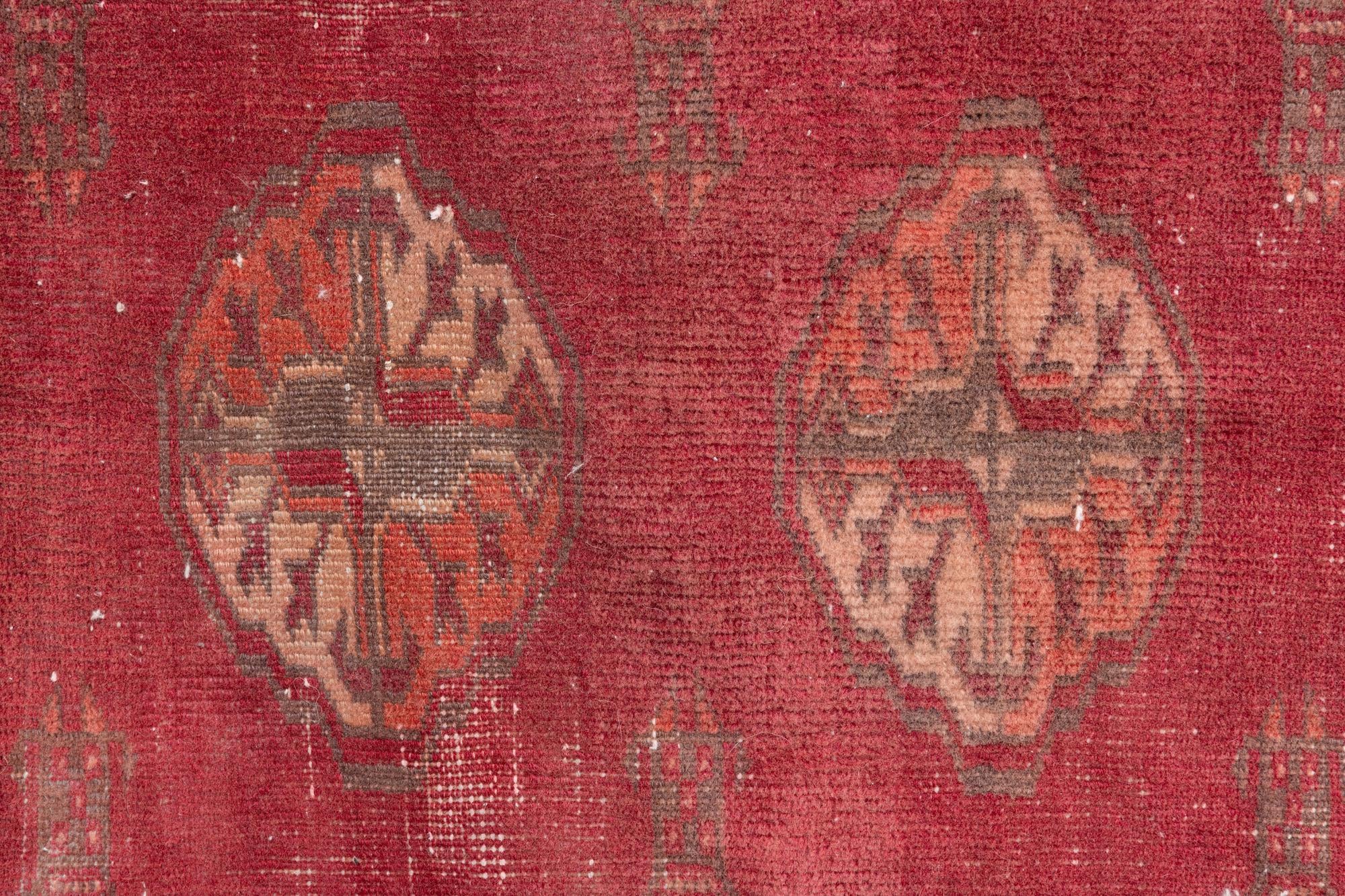 2' 10 x 7' 3 Hand Knotted Ultra Vintage Persian Wool Runner Rug