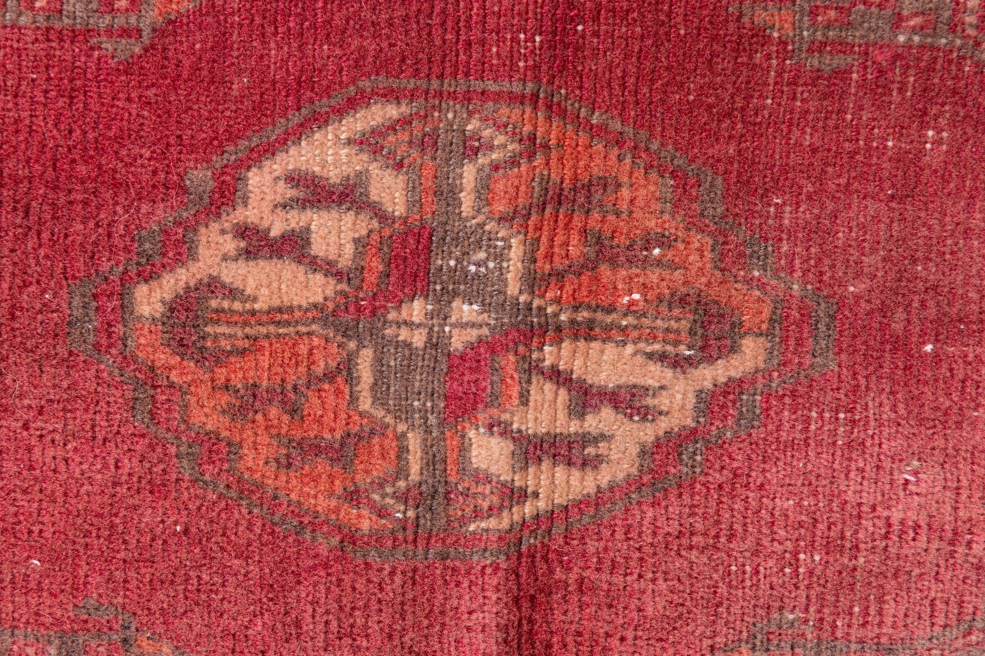 2' 10 x 7' 3 Hand Knotted Ultra Vintage Persian Wool Runner Rug