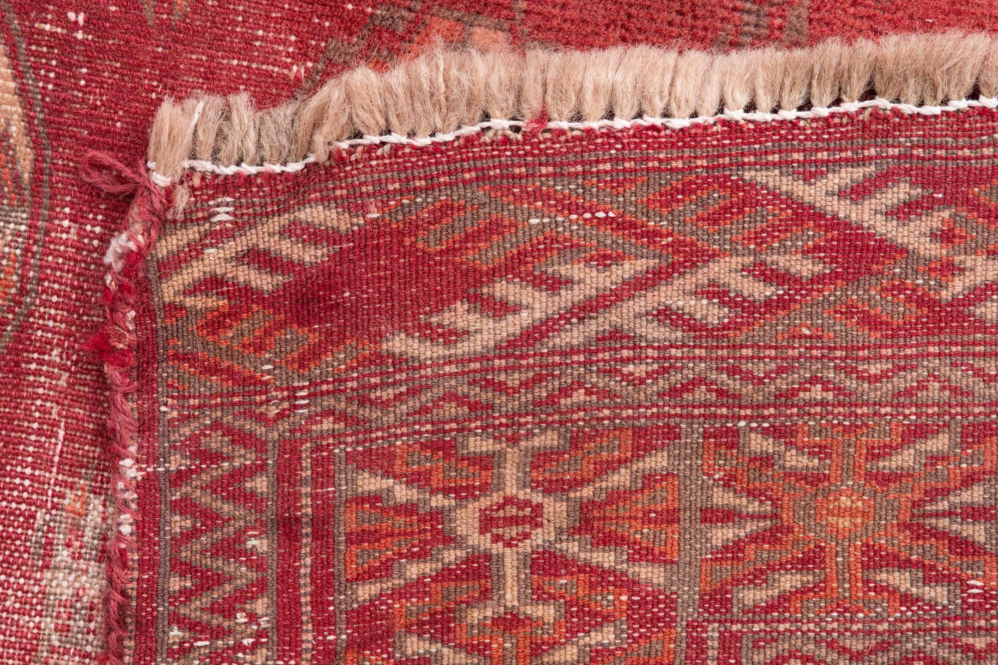2' 10 x 7' 3 Hand Knotted Ultra Vintage Persian Wool Runner Rug