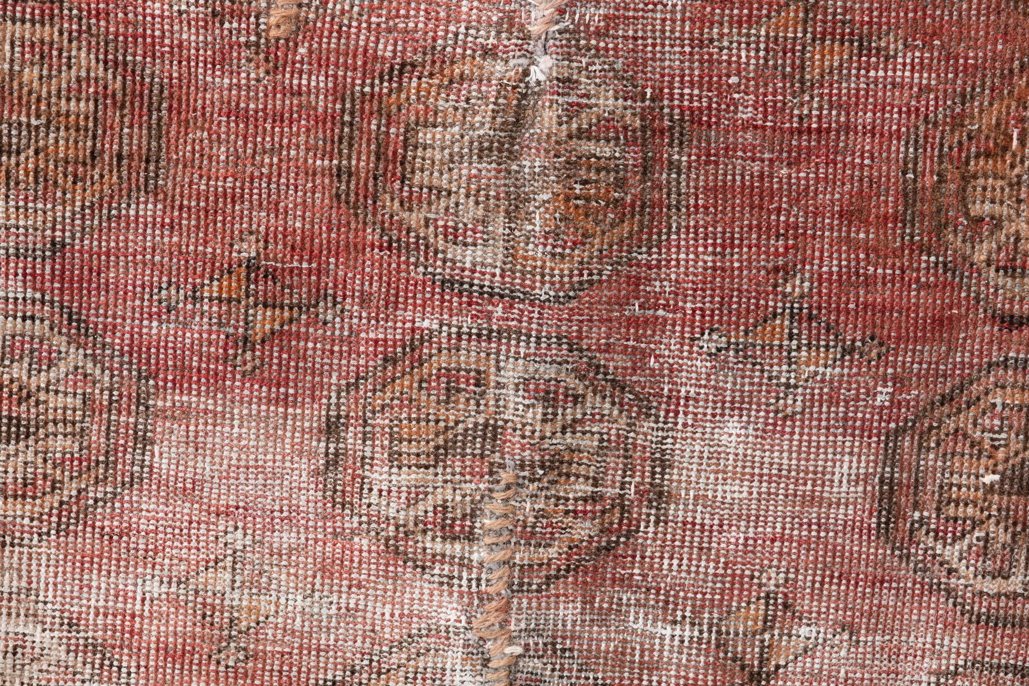 2' 9 x 6' 3 Hand Knotted Ultra Vintage Persian Wool Runner Rug