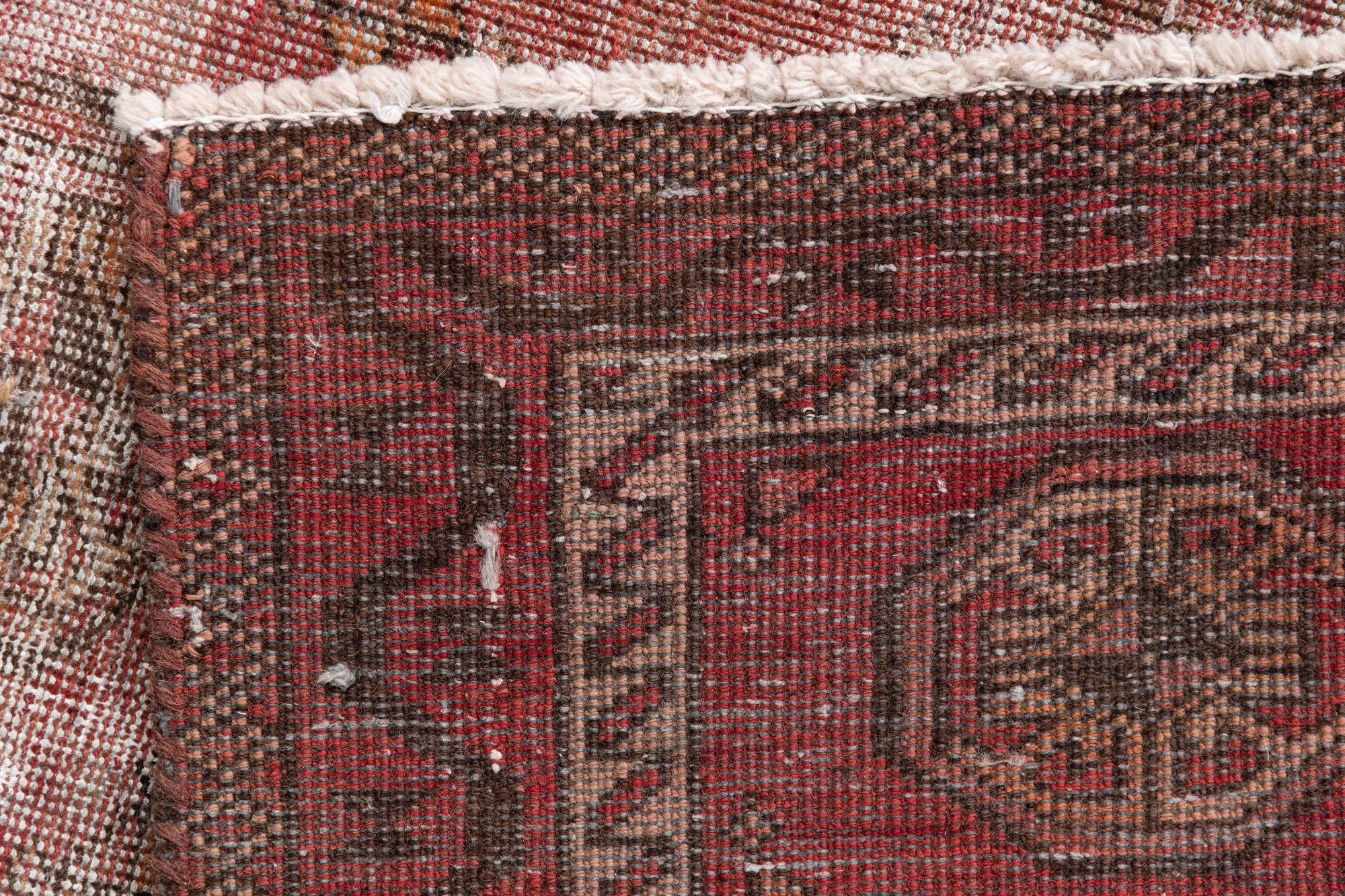2' 9 x 6' 3 Hand Knotted Ultra Vintage Persian Wool Runner Rug