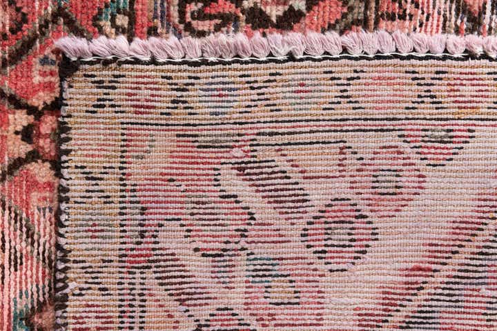 3' 8 x 8' 5 Hand Knotted Ultra Vintage Persian Wool Runner Rug