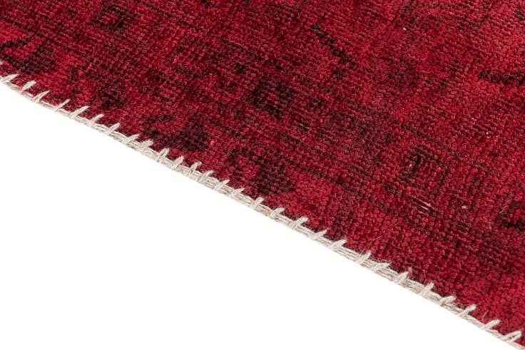 Detail image of 3' 9 x 9' Hand Knotted Ultra Vintage Persian Wool Runner Rug