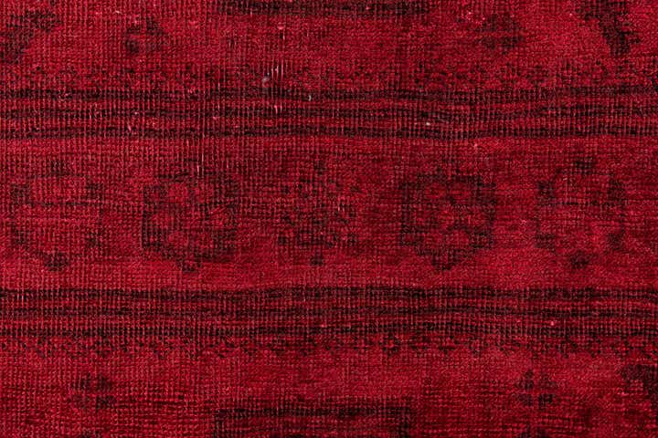 3' 9 x 9' Hand Knotted Ultra Vintage Persian Wool Runner Rug