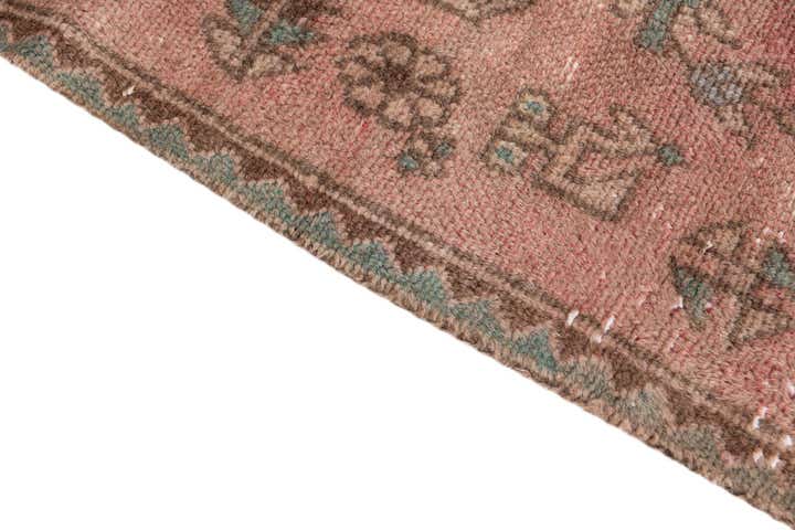 2' 10 x 6' 8 Hand Knotted Ultra Vintage Persian Wool Runner Rug