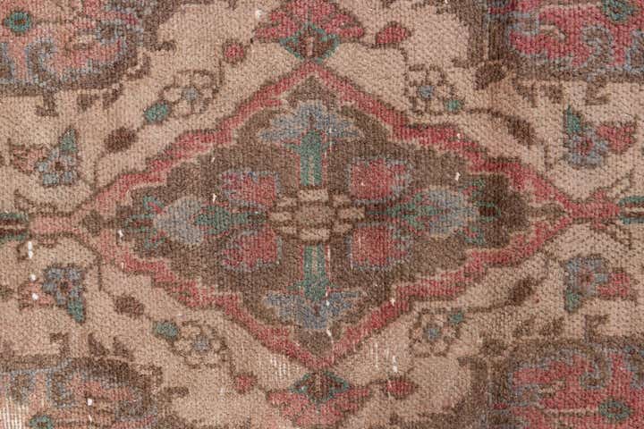 2' 10 x 6' 8 Hand Knotted Ultra Vintage Persian Wool Runner Rug
