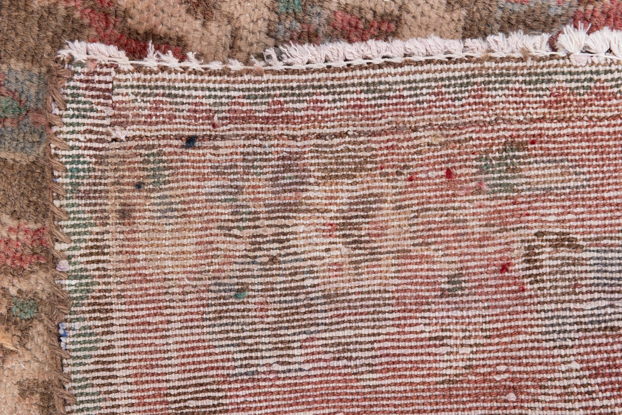 2' 10 x 6' 8 Hand Knotted Ultra Vintage Persian Wool Runner Rug