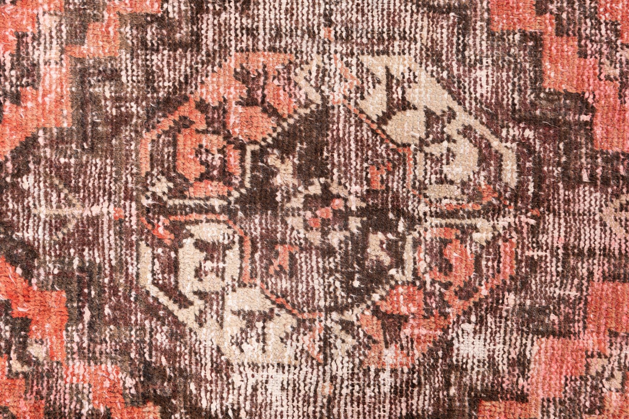 4' x 8' Hand Knotted Ultra Vintage Persian Wool Runner Rug