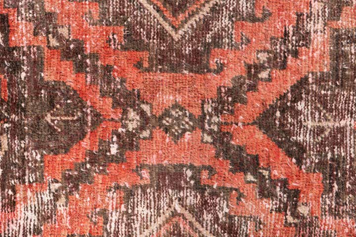 4' x 8' Hand Knotted Ultra Vintage Persian Wool Runner Rug