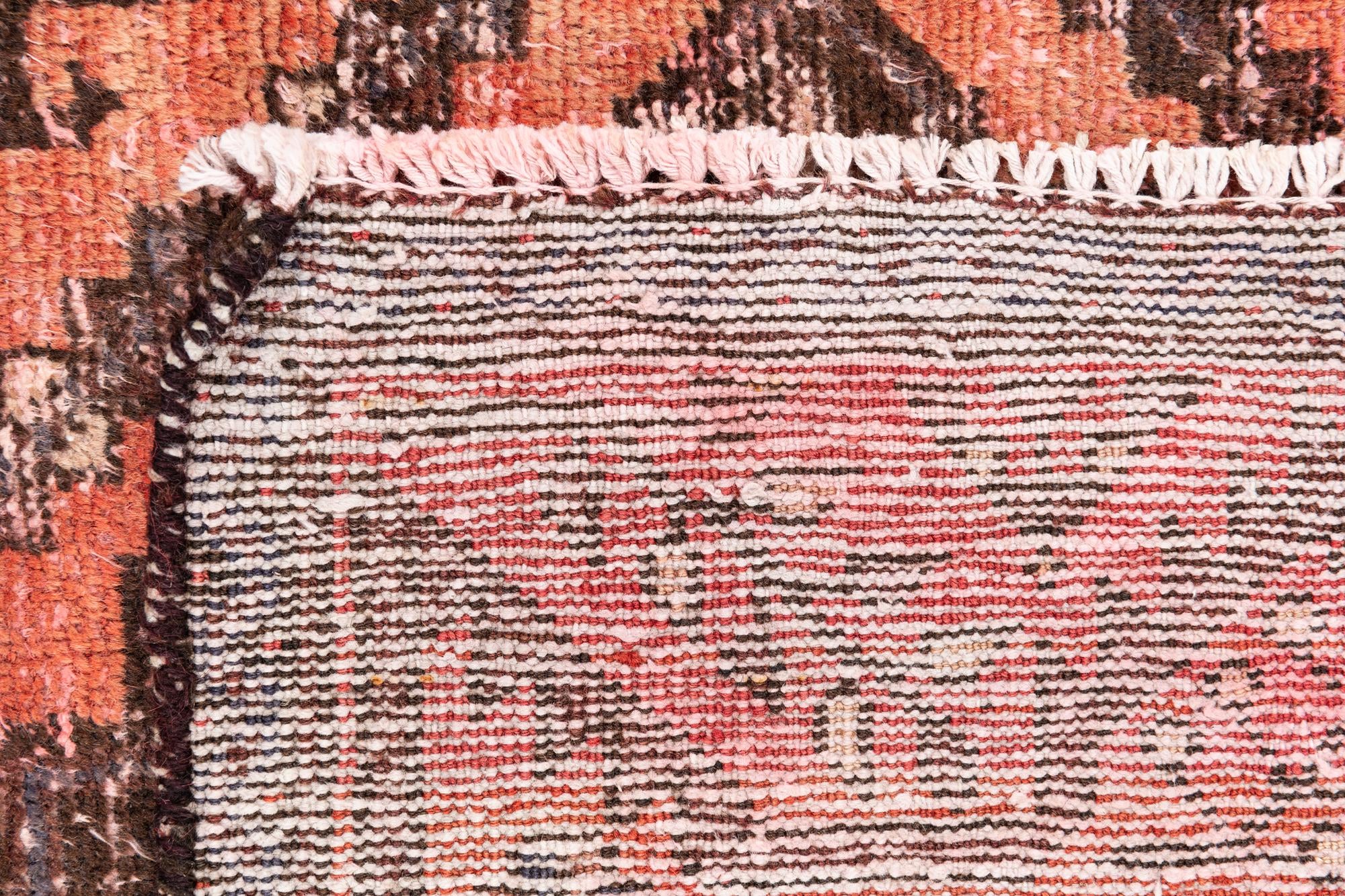 4' x 8' Hand Knotted Ultra Vintage Persian Wool Runner Rug