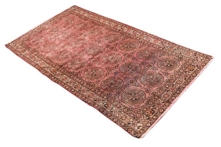 3' 1 x 5' 9 Hand Knotted Ultra Vintage Persian Wool Runner Rug