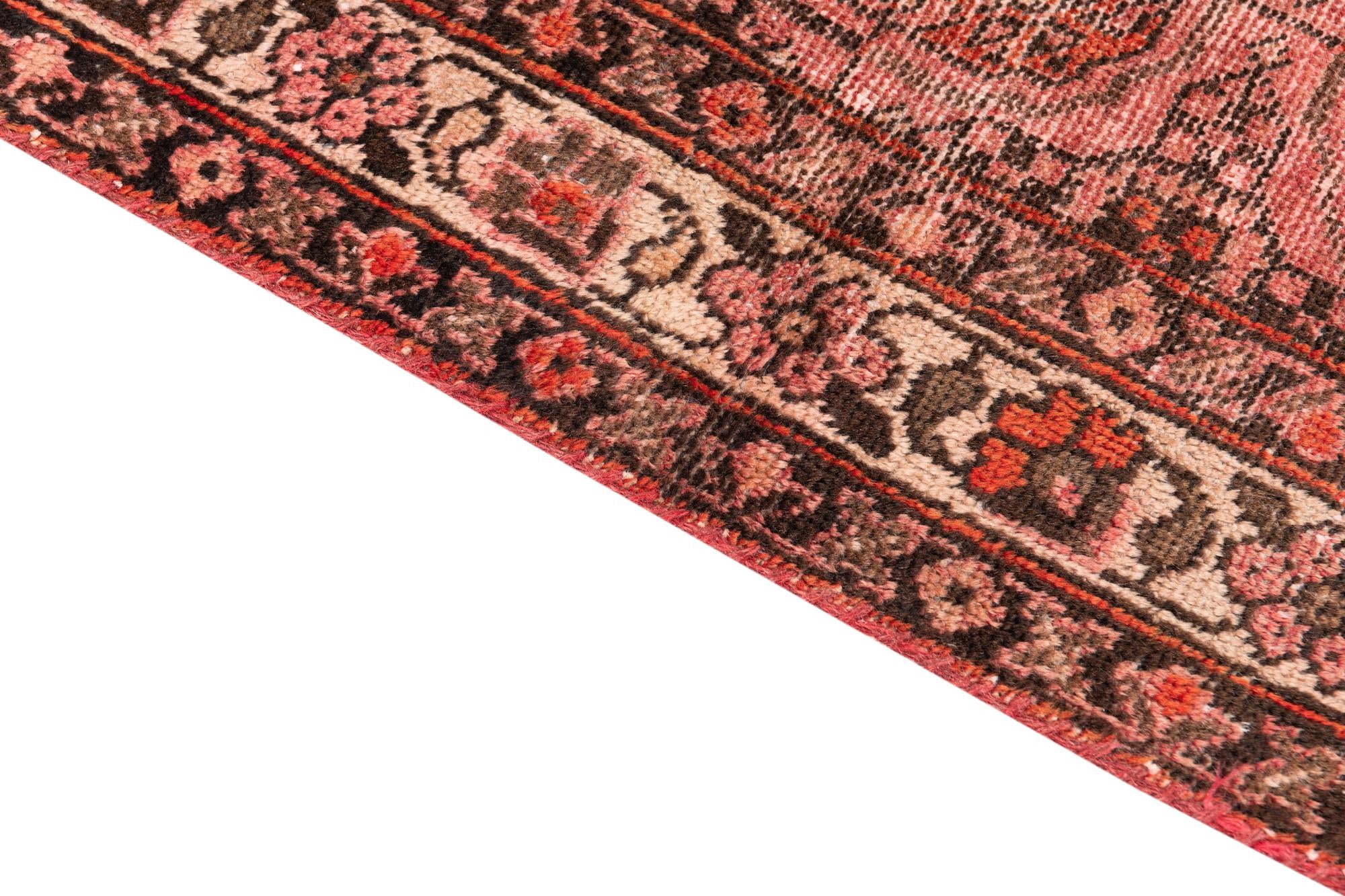 3' 1 x 5' 9 Hand Knotted Ultra Vintage Persian Wool Runner Rug