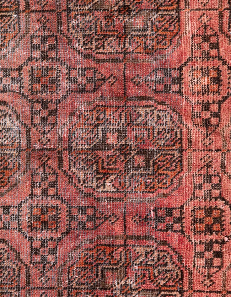 Detail image of 3' 1 x 5' 9  Hand Knotted Ultra Vintage Persian Wool Runner Rug