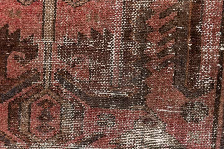 3' 6 x 7' 6 Hand Knotted Ultra Vintage Persian Wool Runner Rug
