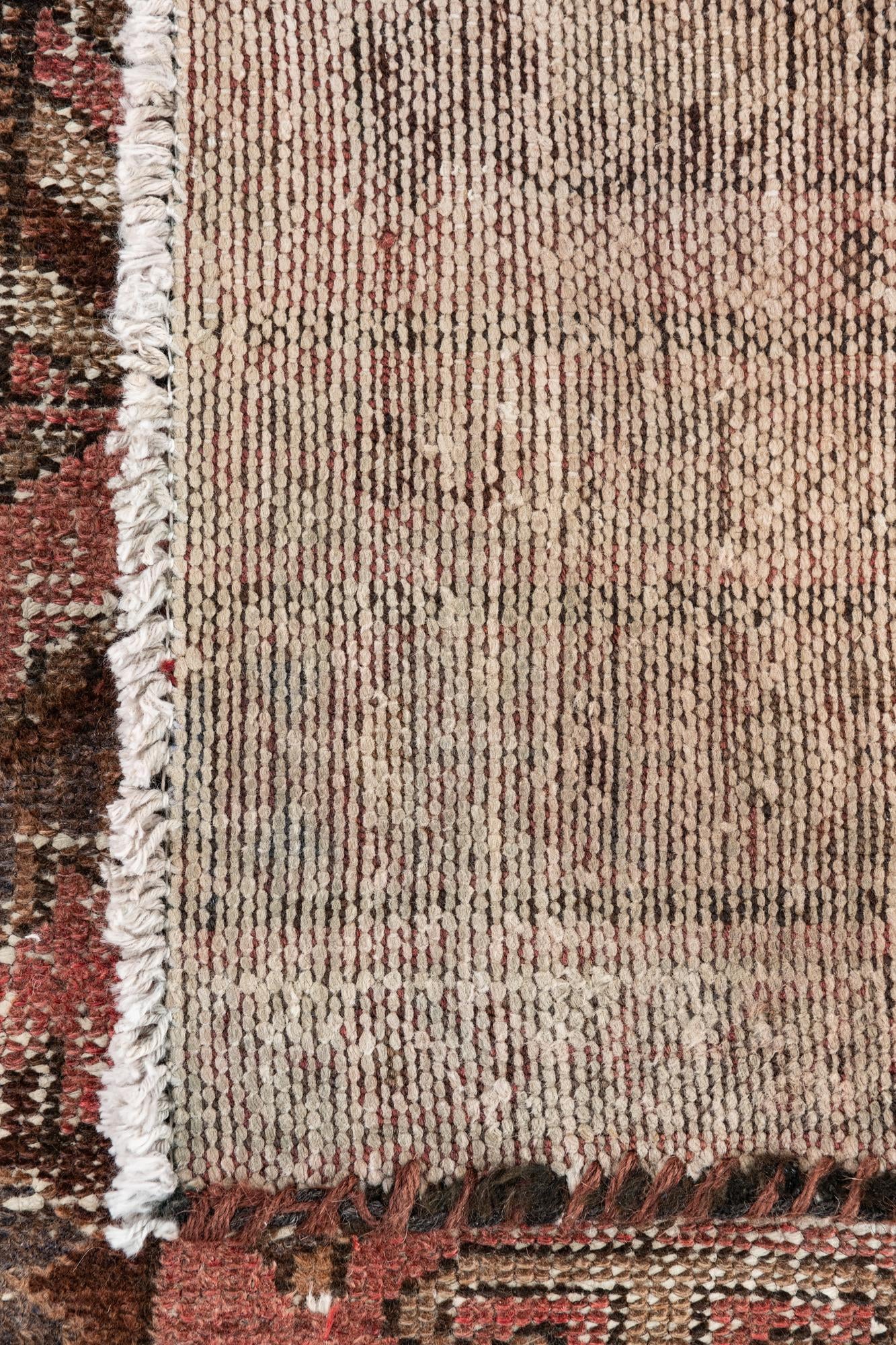 3' 6 x 7' 6 Hand Knotted Ultra Vintage Persian Wool Runner Rug