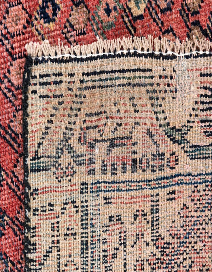 Detail image of 3' 3 x 6' 10  Hand Knotted Ultra Vintage Persian Wool Runner Rug