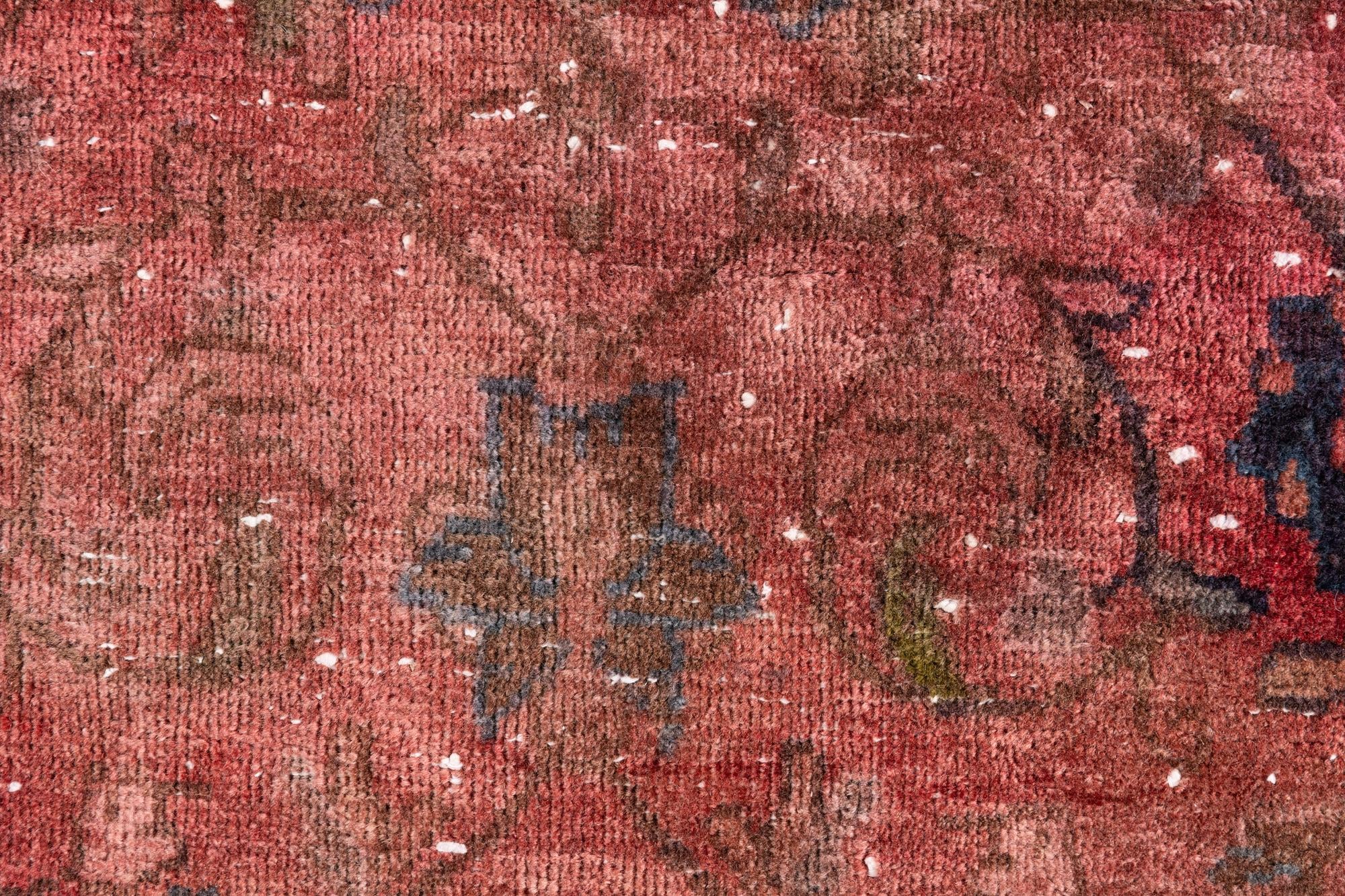 3' 5 x 7' 7 Hand Knotted Ultra Vintage Persian Wool Runner Rug