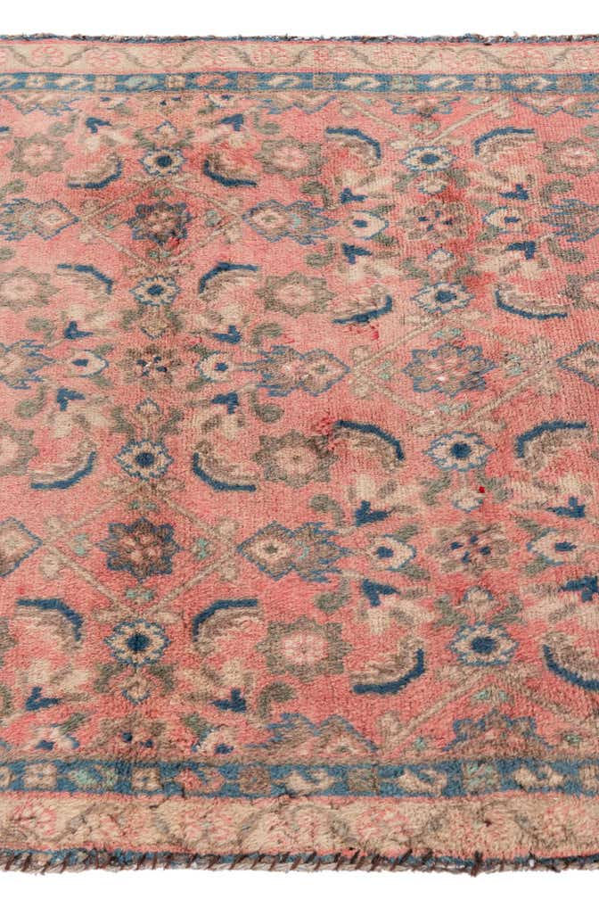 3' 5 x 10' 2 Hand Knotted Ultra Vintage Persian Wool Runner Rug
