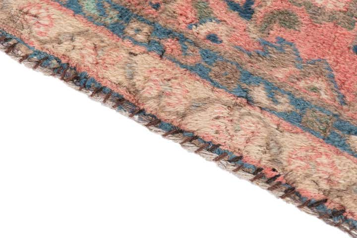 3' 5 x 10' 2 Hand Knotted Ultra Vintage Persian Wool Runner Rug