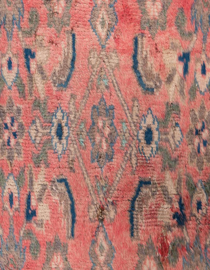 Detail image of 3' 5 x 10' 2  Hand Knotted Ultra Vintage Persian Wool Runner Rug