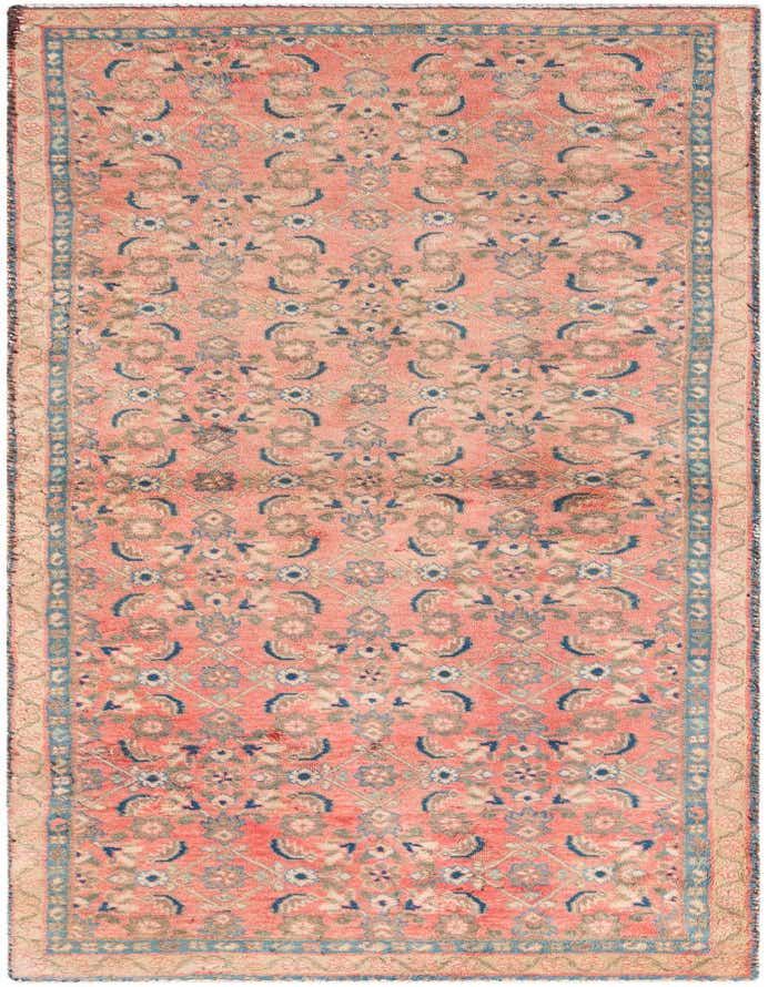 Primary image 3' 5 x 10' 2  Hand Knotted Ultra Vintage Persian Wool Runner Rug