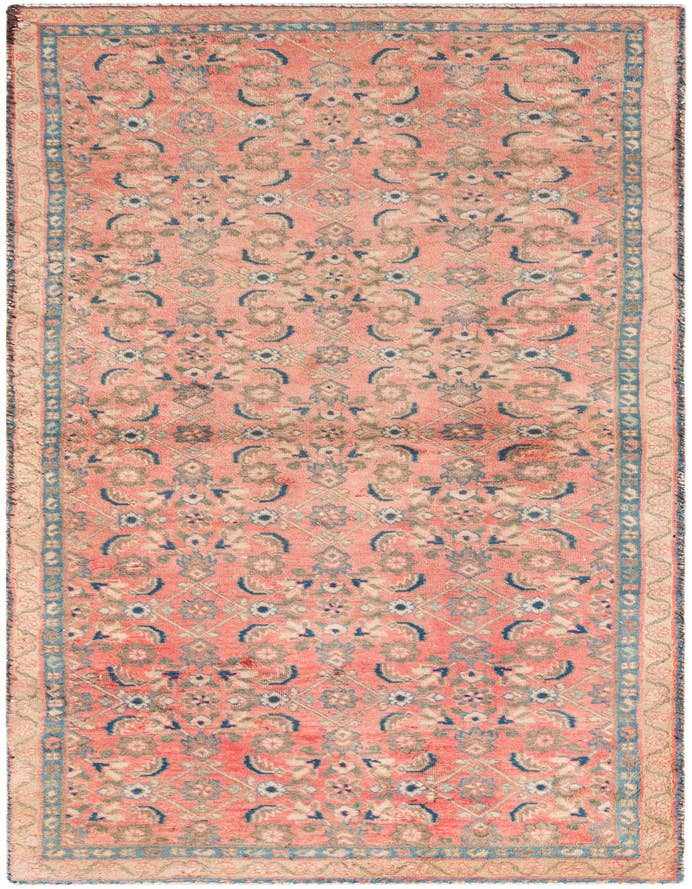 Detail image of 3' 5 x 10' 2 Hand Knotted Ultra Vintage Persian Wool Runner Rug