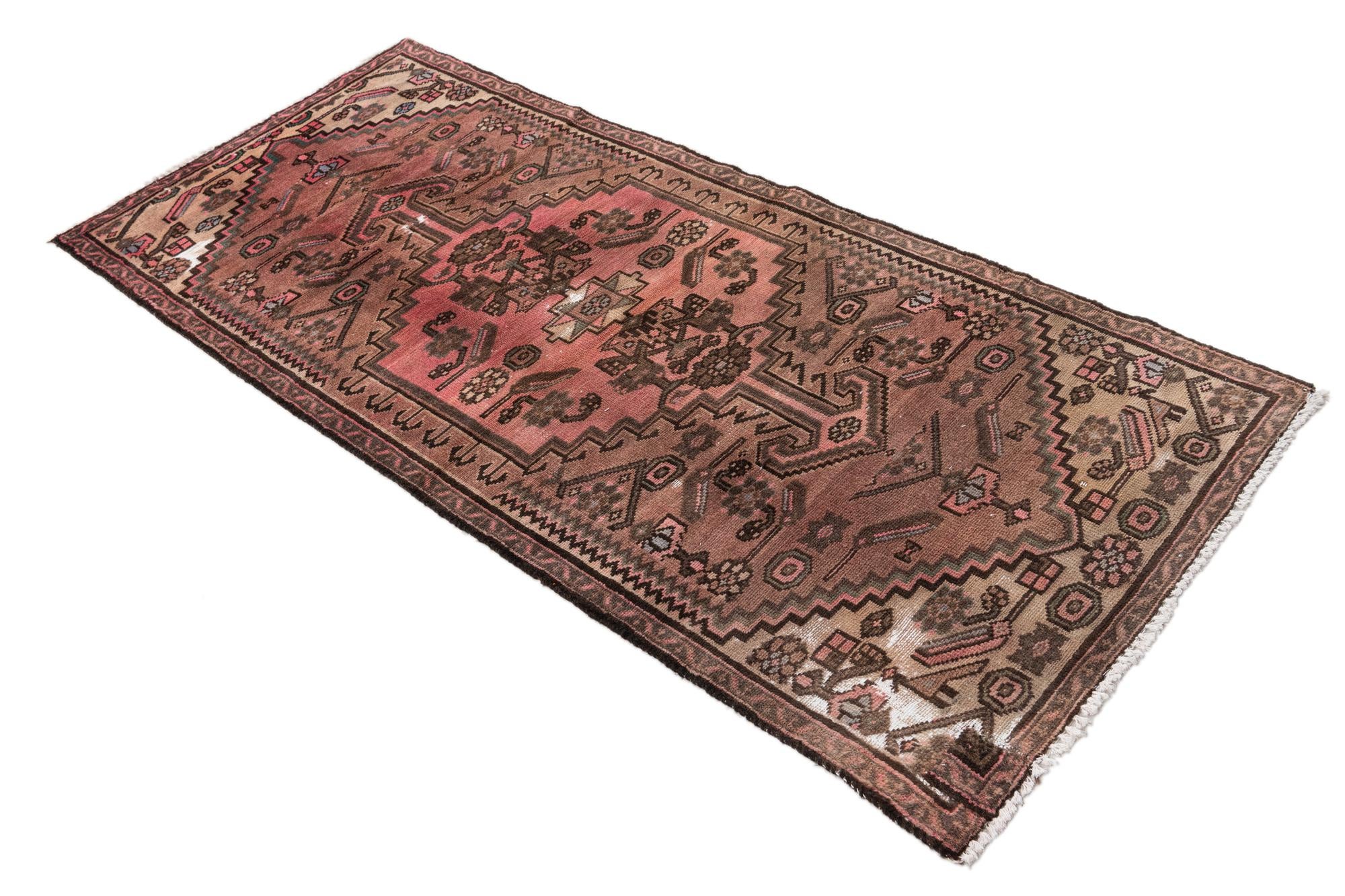2' 8 x 6' Hand Knotted Ultra Vintage Persian Wool Runner Rug