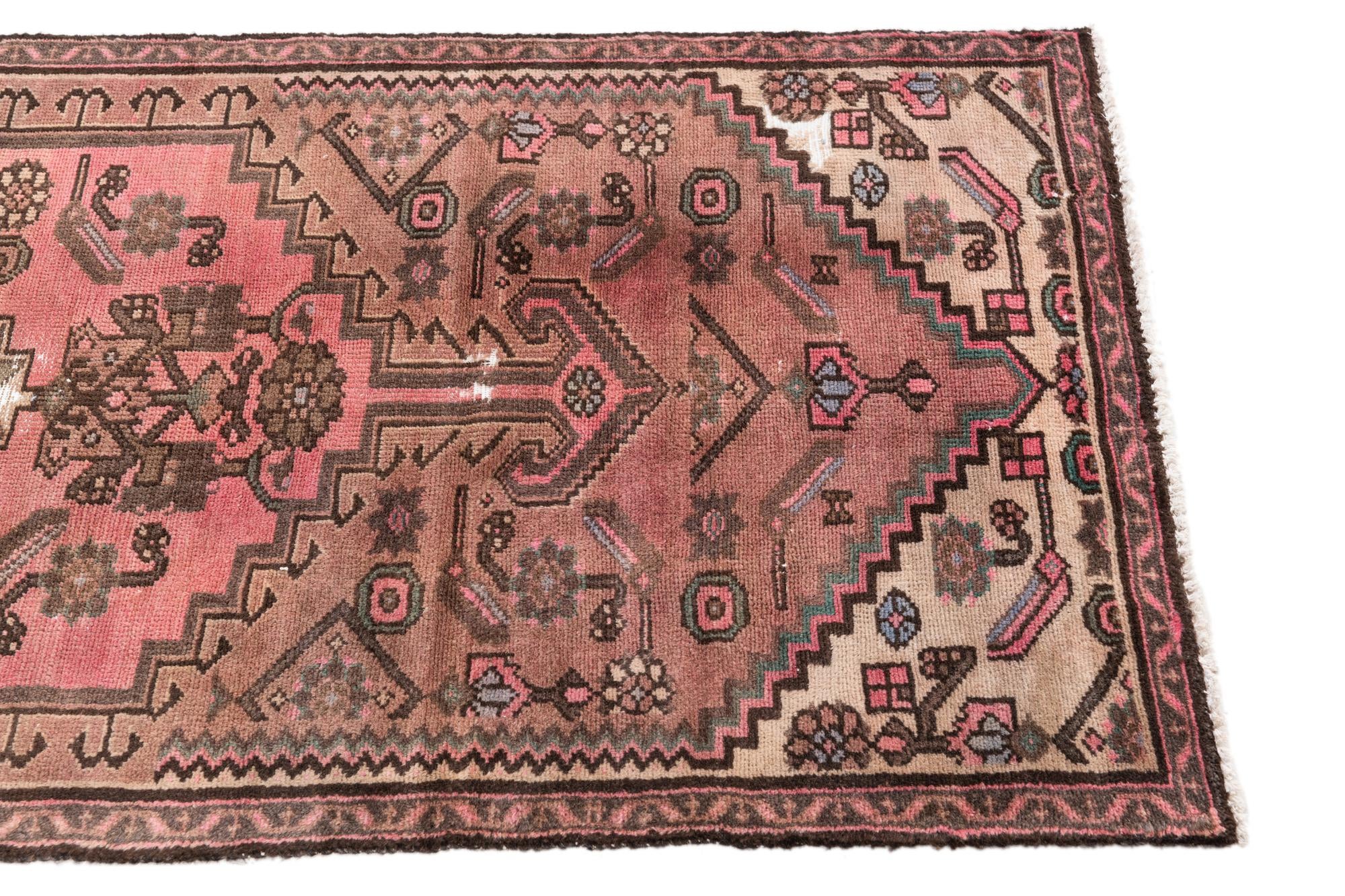 2' 8 x 6' Hand Knotted Ultra Vintage Persian Wool Runner Rug