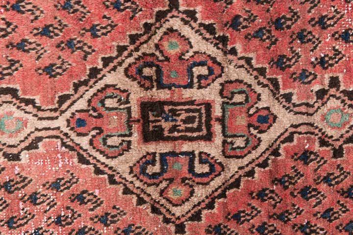 2' 6 x 9' 8 Hand Knotted Ultra Vintage Persian Wool Runner Rug