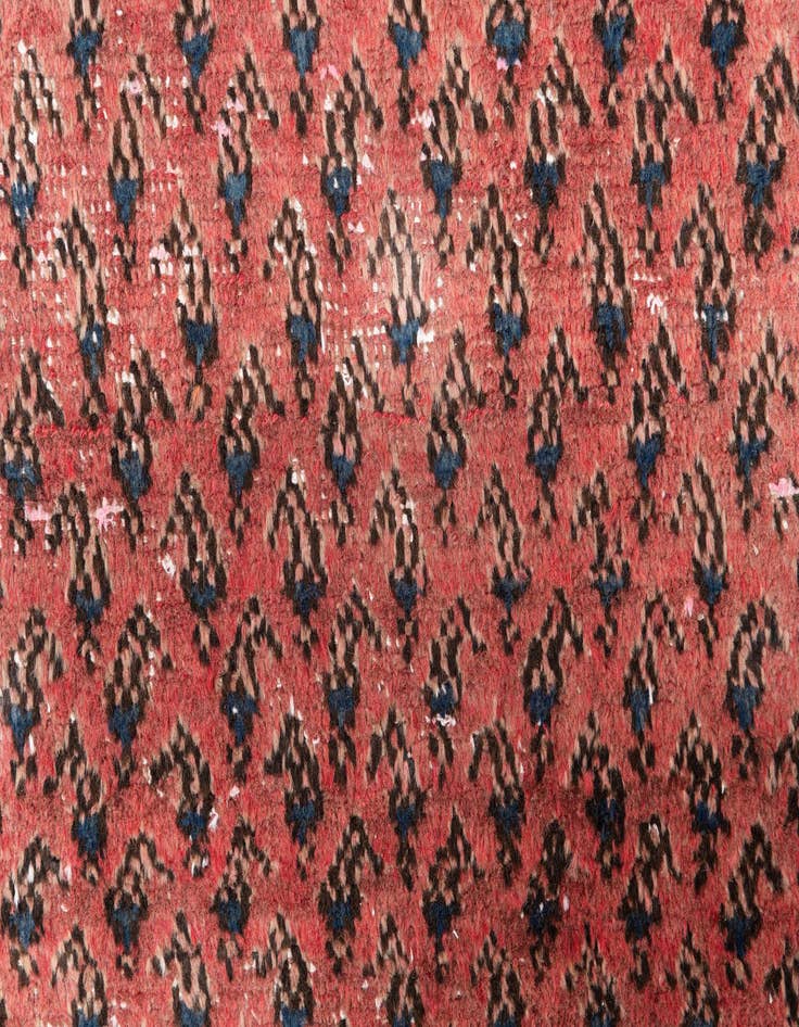 Detail image of 2' 6 x 9' 8  Hand Knotted Ultra Vintage Persian Wool Runner Rug