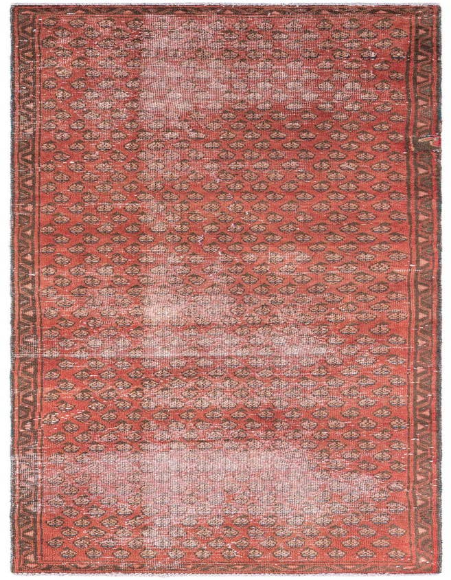 Detail image of 2' 8 x 8' 9 Hand Knotted Ultra Vintage Persian Wool Runner Rug