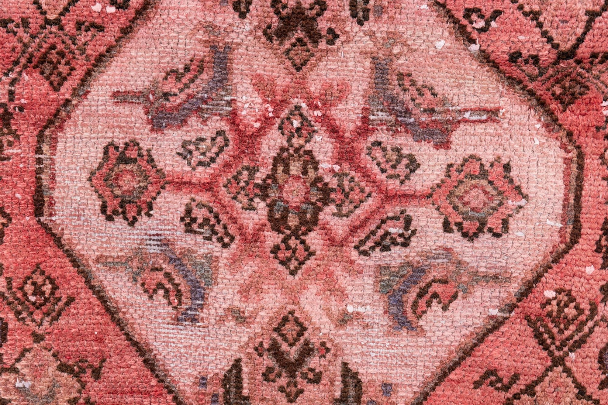 3' 8 x 10' Hand Knotted Ultra Vintage Persian Wool Runner Rug