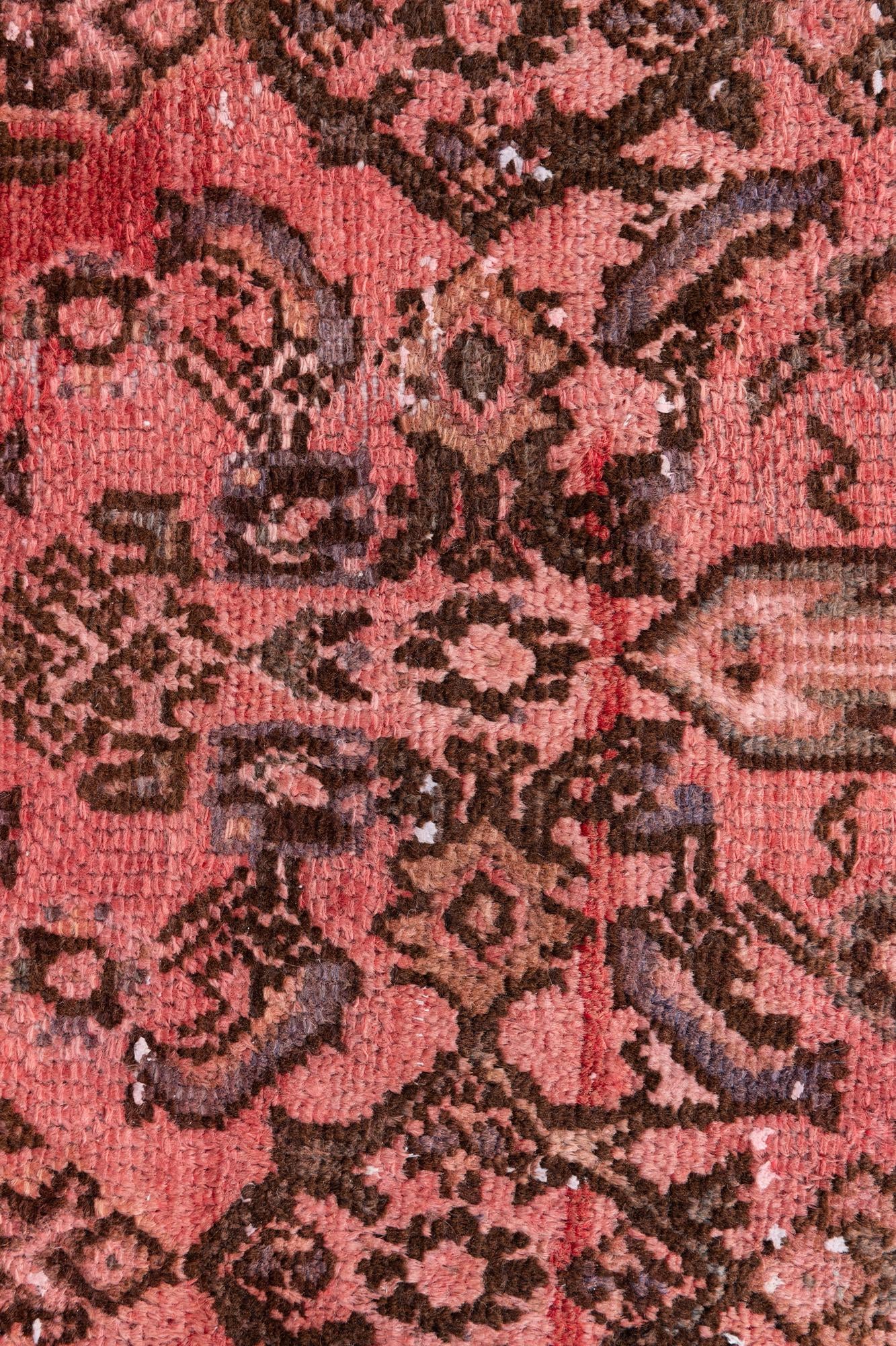 3' 8 x 10' Hand Knotted Ultra Vintage Persian Wool Runner Rug