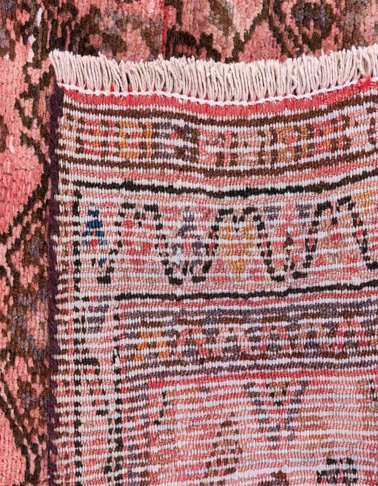 Detail image of 3' 8 x 10'  Hand Knotted Ultra Vintage Persian Wool Runner Rug