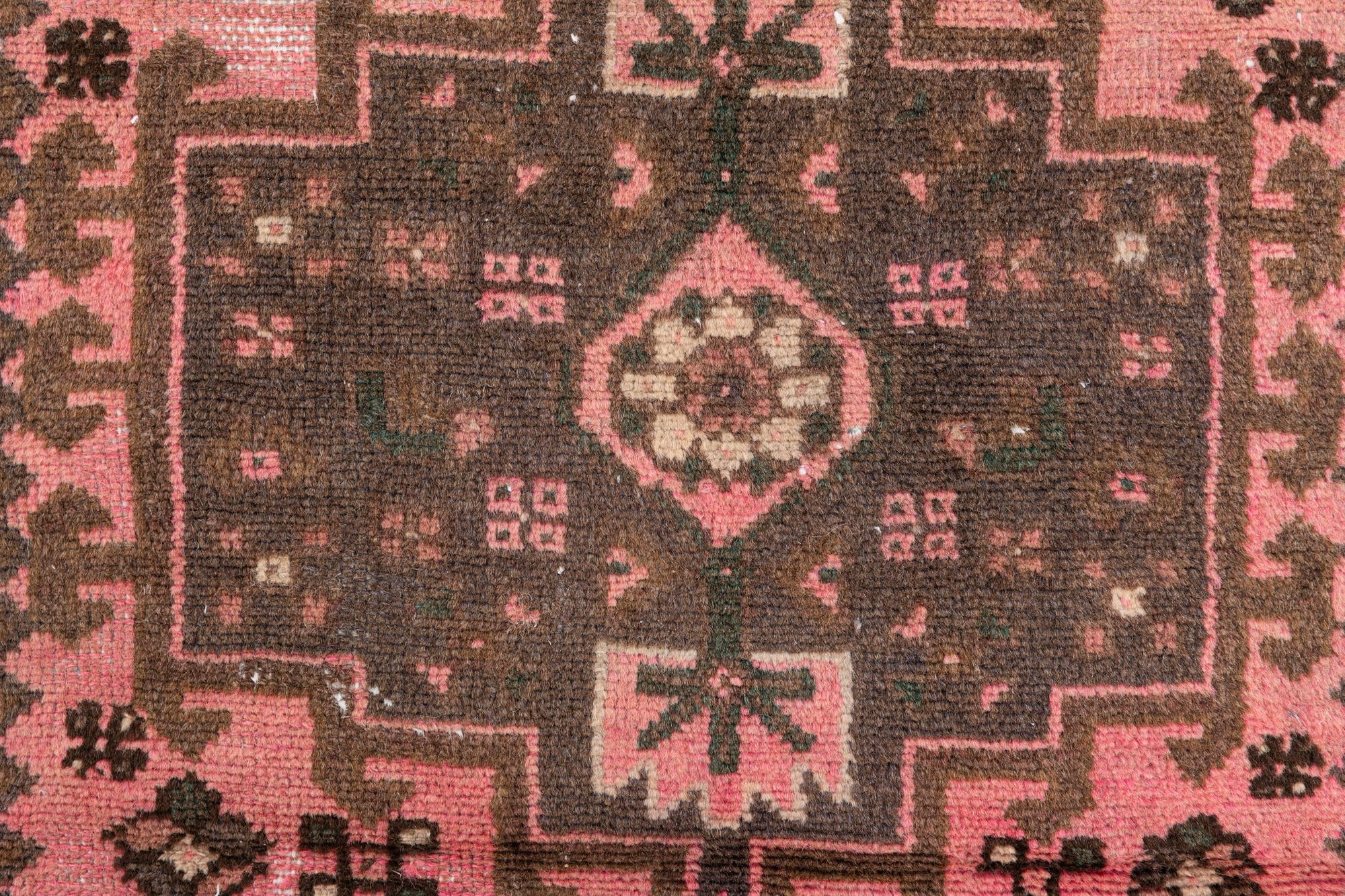 3' 2 x 6' 3 Hand Knotted Ultra Vintage Persian Wool Runner Rug