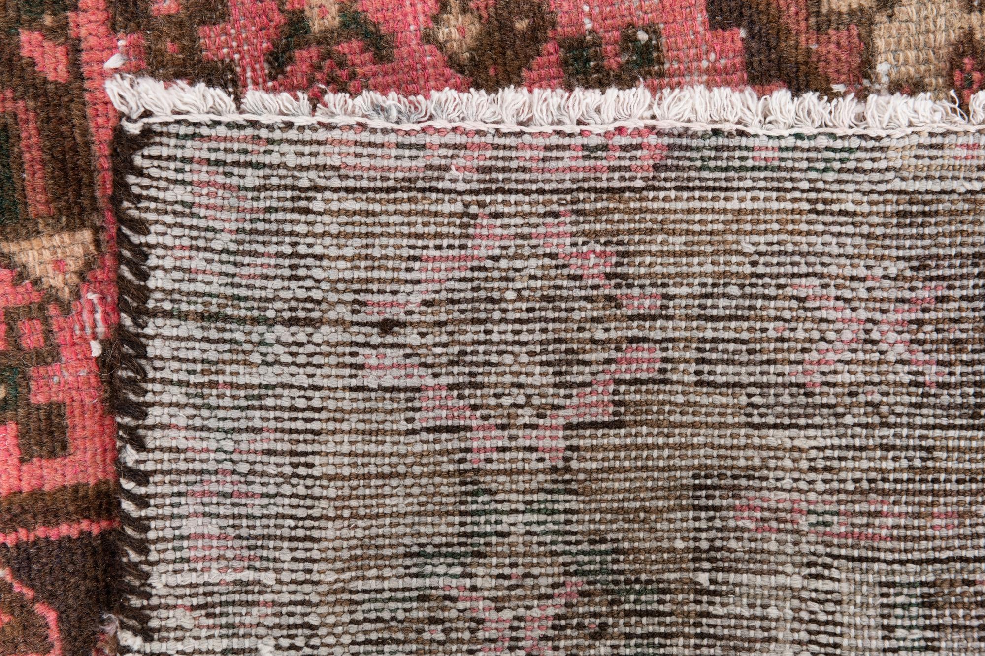 3' 2 x 6' 3 Hand Knotted Ultra Vintage Persian Wool Runner Rug