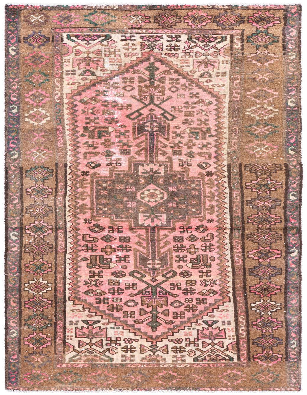 Primary image 3' 2 x 6' 3  Hand Knotted Ultra Vintage Persian Wool Runner Rug