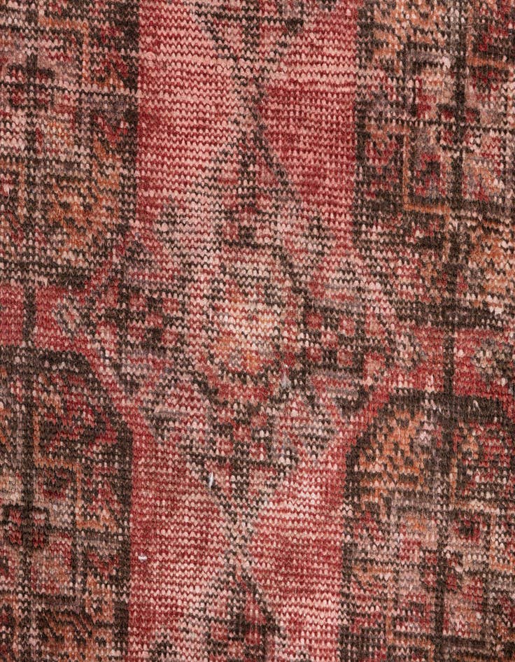 Detail image of 2' 6 x 6' 9  Hand Knotted Ultra Vintage Persian Wool Runner Rug