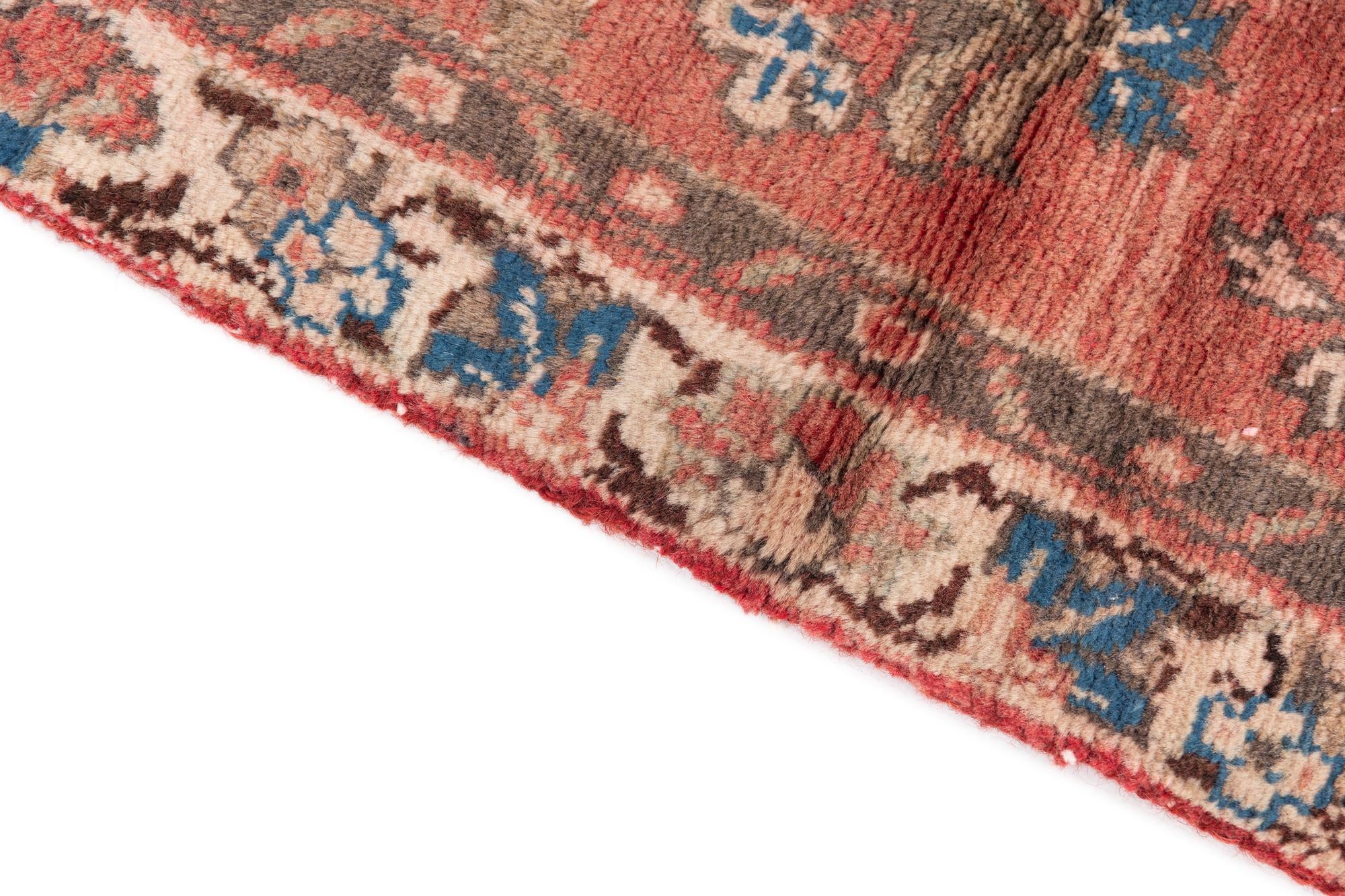 2' 3 x 4' 9 Hand Knotted Ultra Vintage Persian Wool Runner Rug