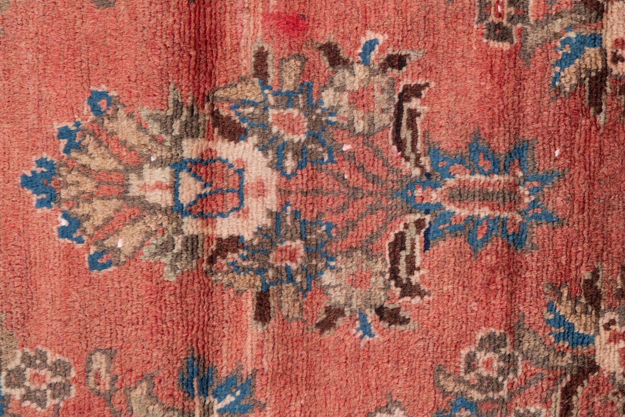 2' 3 x 4' 9 Hand Knotted Ultra Vintage Persian Wool Runner Rug